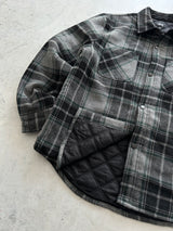 Stussy Quilt Lined Flannel Jacket / overshirt (M)