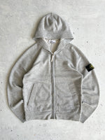 SS/15 Stone Island Lightweight Waffle Knit Zip Up Hoodie (S)