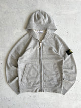 SS/15 Stone Island Lightweight Waffle Knit Zip Up Hoodie (S)