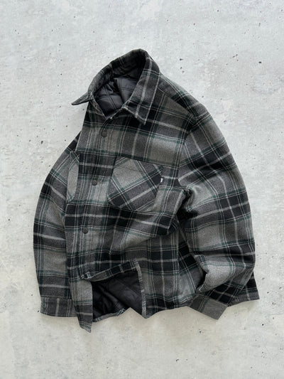 Stussy Quilt Lined Flannel Jacket / overshirt (M)
