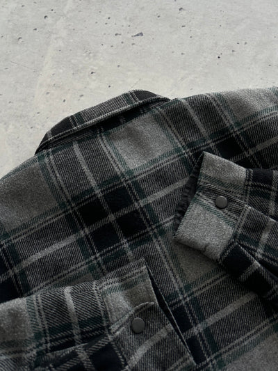 Stussy Quilt Lined Flannel Jacket / overshirt (M)