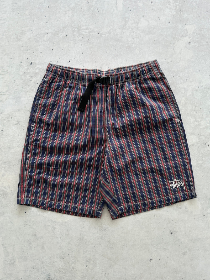 Stussy Brushed Cotton Plaid Mountain Shorts (S)