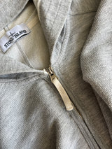 SS/15 Stone Island Lightweight Waffle Knit Zip Up Hoodie (S)
