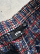 Stussy Brushed Cotton Plaid Mountain Shorts (S)