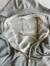 SS/15 Stone Island Lightweight Waffle Knit Zip Up Hoodie (S)