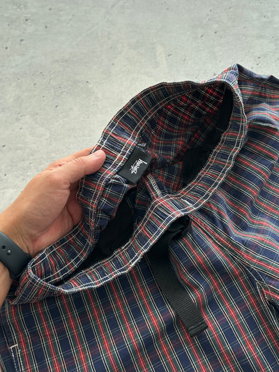 Stussy Brushed Cotton Plaid Mountain Shorts (S)