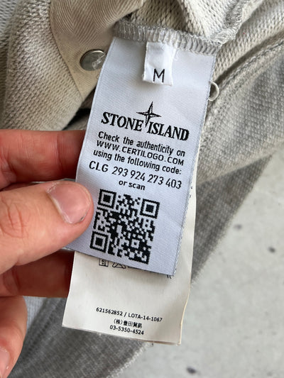 SS/15 Stone Island Lightweight Waffle Knit Zip Up Hoodie (S)