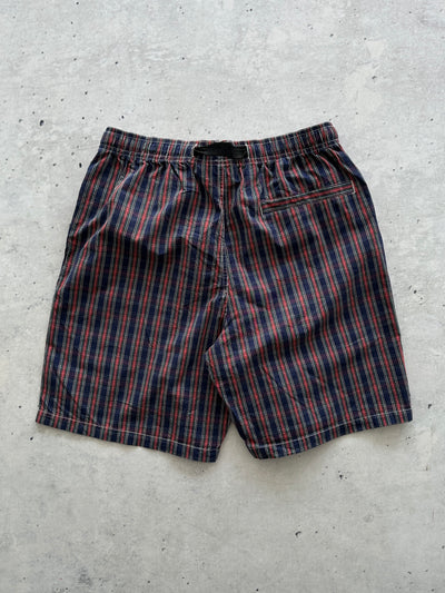 Stussy Brushed Cotton Plaid Mountain Shorts (S)