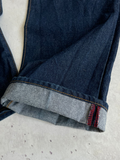 00's Evisu Embroidered Gull Wing Japanesse salvage Denim Jeans (W32 x L34)