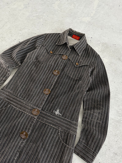 Vivienne Westwood Red Label Pinstripe Linen Jacket (Women's S)