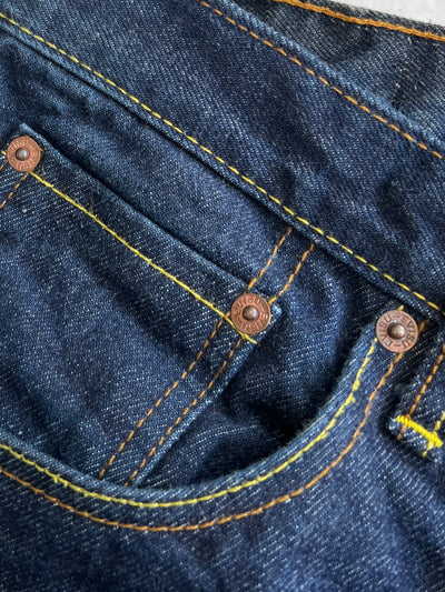 00's Evisu Embroidered Gull Wing Japanesse salvage Denim Jeans (W32 x L34)