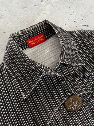 Vivienne Westwood Red Label Pinstripe Linen Jacket (Women's S)