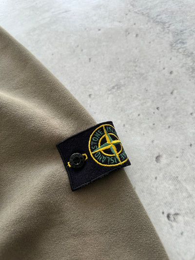 AW/07 Stone Island Fleece Lined Heavyweight Zip Up Sweatshirt (XL)