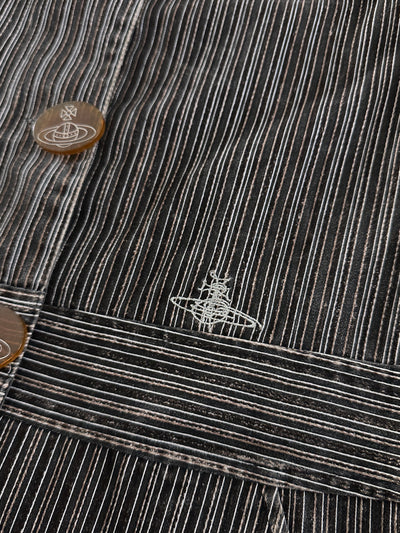 Vivienne Westwood Red Label Pinstripe Linen Jacket (Women's S)