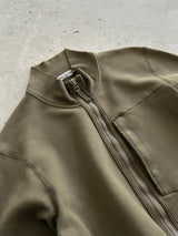 AW/07 Stone Island Fleece Lined Heavyweight Zip Up Sweatshirt (XL)