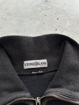 AW/01 Stone Island 1/4 Zip Chunky Wool Knit Jumper (M)