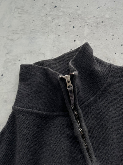 AW/01 Stone Island 1/4 Zip Chunky Wool Knit Jumper (M)