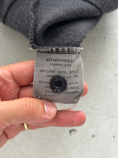 AW/01 Stone Island 1/4 Zip Chunky Wool Knit Jumper (M)