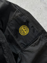 SS/04 Stone Island Embroidered Compass Logo Zip Up Hooded Jacket (M)