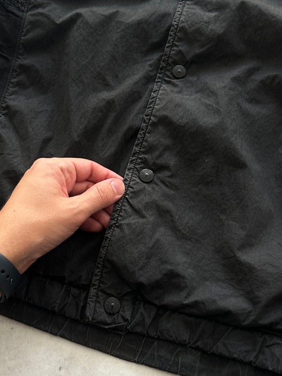 SS/04 Stone Island Embroidered Compass Logo Zip Up Hooded Jacket (M)