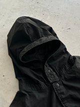 SS/04 Stone Island Embroidered Compass Logo Zip Up Hooded Jacket (M)