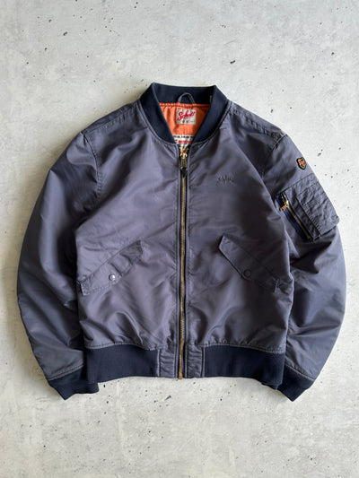 Schott NYC Zip Up Bomber Jacket (L)