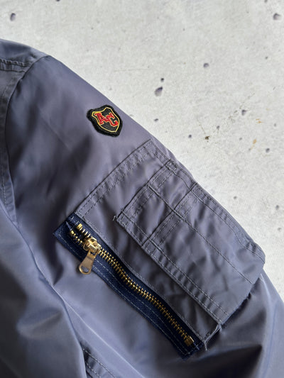 Schott NYC Zip Up Bomber Jacket (L)
