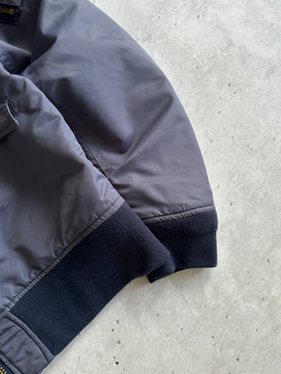 Schott NYC Zip Up Bomber Jacket (L)