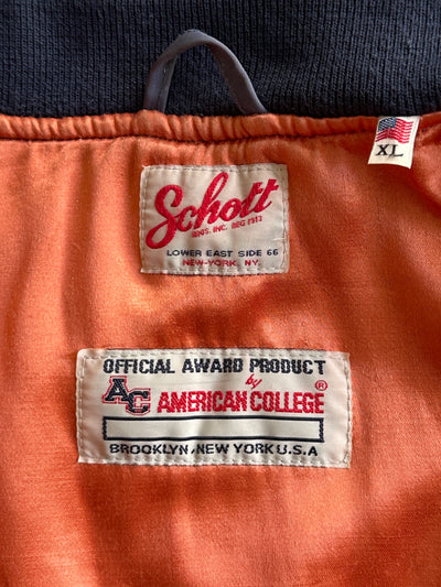 Schott NYC Zip Up Bomber Jacket (L)