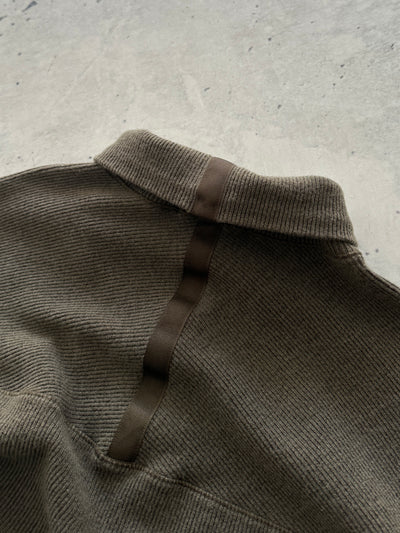 Stone Island roll Neck Wool Ribbed Knit Jumper (XL)