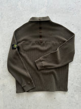 Stone Island roll Neck Wool Ribbed Knit Jumper (XL)