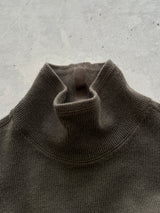 Stone Island roll Neck Wool Ribbed Knit Jumper (XL)