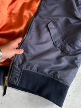 Schott NYC Zip Up Bomber Jacket (L)