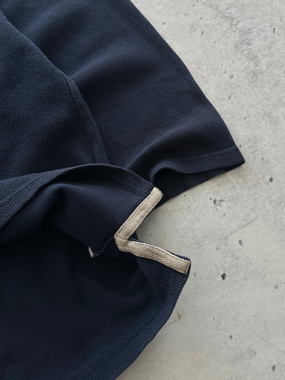 Vintage YSL Embroidered Logo Waffle Jumper (XXL)