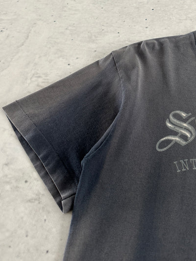 Vintage Stussy International Respect Sun Bleach Fade T Shirt (M)