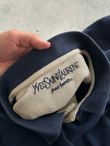 Vintage YSL Embroidered Logo Waffle Jumper (XXL)