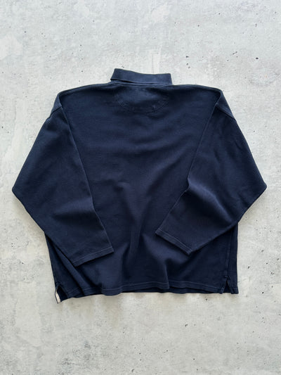 Vintage YSL Embroidered Logo Waffle Jumper (XXL)
