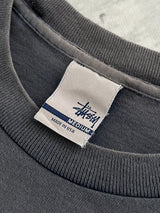 Vintage Stussy International Respect Sun Bleach Fade T Shirt (M)