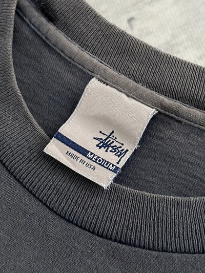 Vintage Stussy International Respect Sun Bleach Fade T Shirt (M)