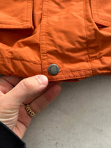 Mont Bell Zip Up Hooded two tone Mountain parka Jacket (L)