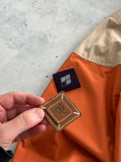 Mont Bell Zip Up Hooded two tone Mountain parka Jacket (L)
