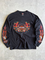 Vintage Harley Davidson Las Vegas Long Sleeve T Shirt (L)