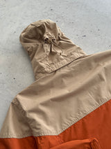 Mont Bell Zip Up Hooded two tone Mountain parka Jacket (L)