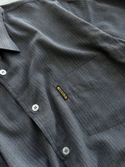 Armani Jeans Vertical Stripe Lightweight Shirt (XL)