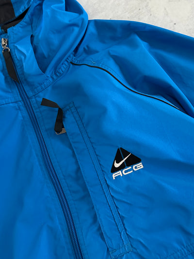 90's Nike ACG zip up hooded jacket (M)
