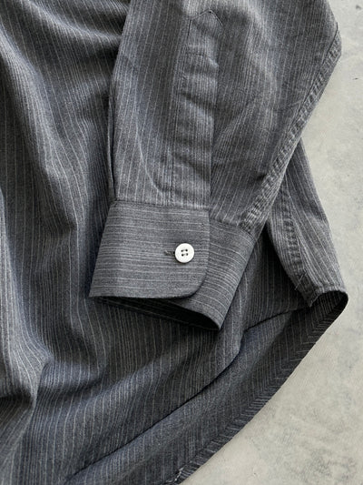Armani Jeans Vertical Stripe Lightweight Shirt (XL)