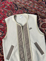 Nike Deep Pile Zip Up Fleece Vest / Gilet (L)
