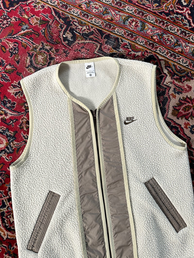 Nike Deep Pile Zip Up Fleece Vest / Gilet (L)