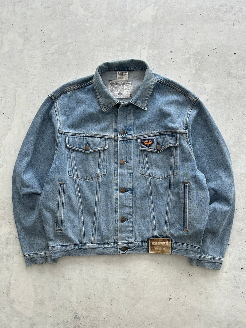 Vintage Avirex USA Denim Jacket (L)