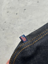 Ralph Lauren Denim Embellished Flag Handbag (One Size)